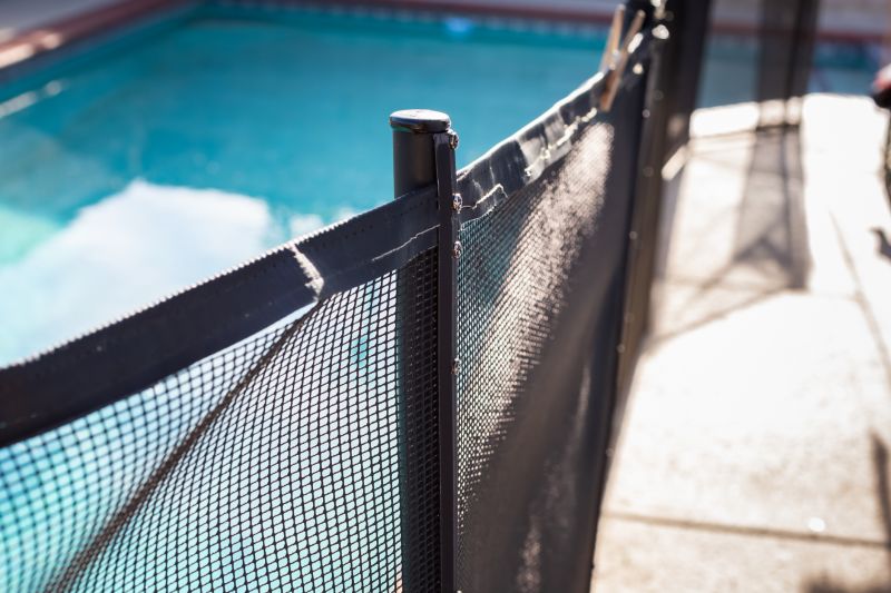 Mesh Fence in a Residential Setting